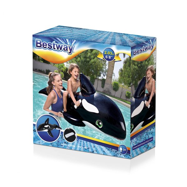 Надувная игрушка Bestway 41009 в форме касатки для плавания — изображение 2