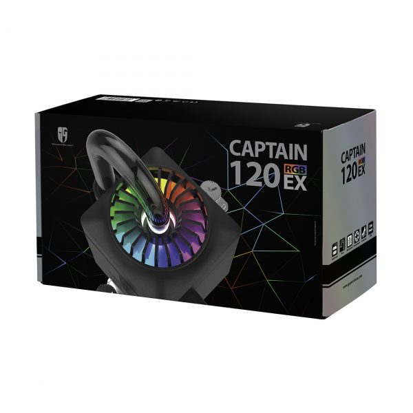 Кулер с водяным охлаждением Deepcool СAPTAIN 120 EX RGB — изображение 3