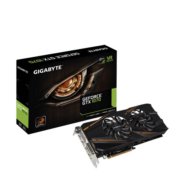Видеокарта Gigabyte (GV-N1070WF2-8GD) GTX1070 WINDFORCE 8G — изображение 3