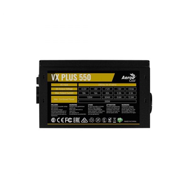 Блок питания Aerocool VX PLUS 550 — изображение 3