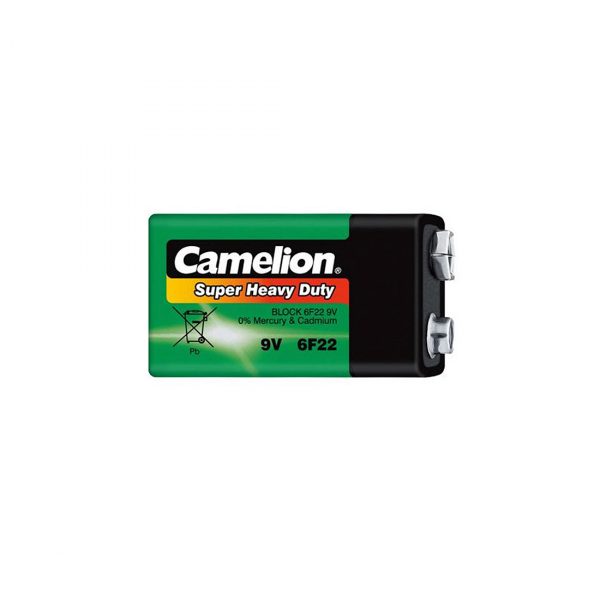 Батарейка CAMELION Super Heave Duty 6F22-SP1G — изображение 2