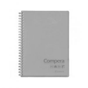 Блокнот A6 Comix CPA6801, 80 л., серый