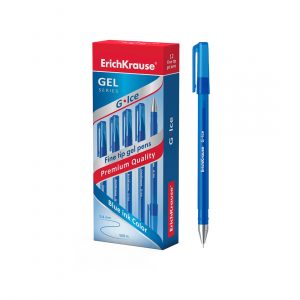 Ручка гелевая ErichKrause® G-Ice, цвет чернил синий