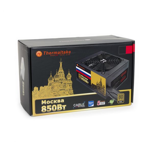 Блок питания Thermaltake RU W Series Moscow 850W (Gold) — изображение 3