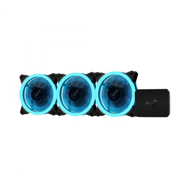 Комплект кулеров для компьютерного корпуса AeroCool Rev RGB Pro - 3 в1