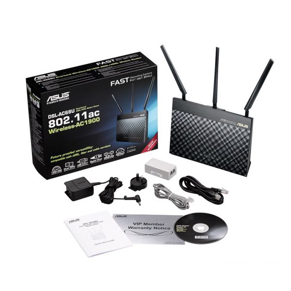 Модем-маршрутизатор с беспроводной точкой доступа ASUS DSL-AC68U — изображение 3