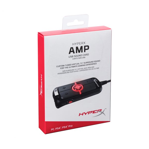 Звуковая карта для наушников HyperX Amp USB Sound card HX-USCCAMSS-BK — изображение 3
