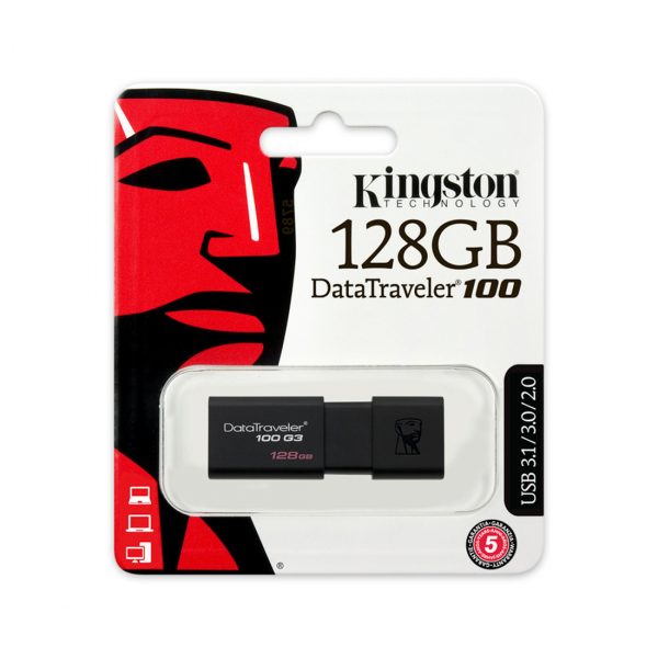 USB-накопитель Kingston DataTraveler® 100 G3 (DT100G3) 128GB — изображение 3