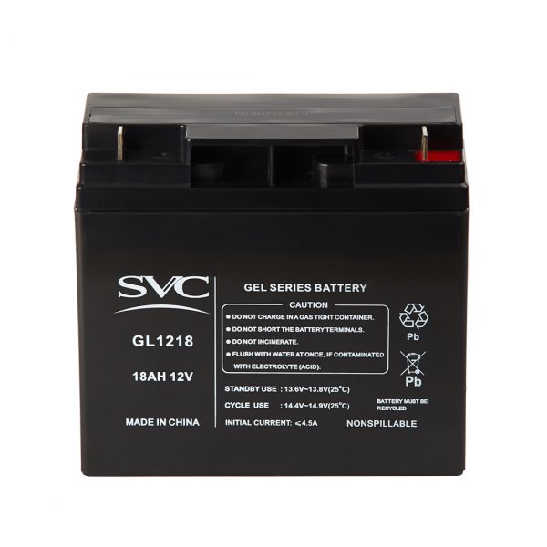 Аккумуляторная батарея SVC GL1218 12В 18 Ач — изображение 3