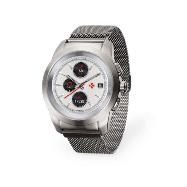 Смарт-часы MyKronoz ZeTime Elite, Regular, Brushed Silver Milanese