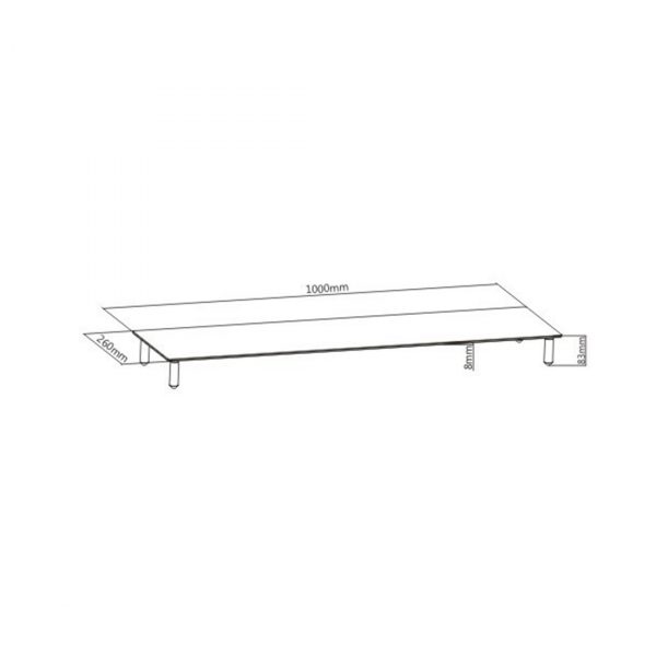 Подставка для мониторов Brateck STB-065 Universal Tabletop Monitor Riser — изображение 3