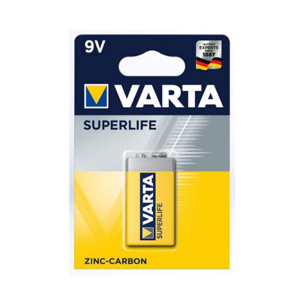 Батарейка VARTA Superlife E-Block 9V - 6F22P (1 шт) (2022)