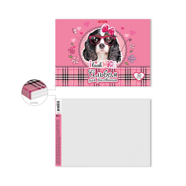 Альбом для рисования на клею ErichKrause® Clever Dog, А4, 30 листов — изображение 2