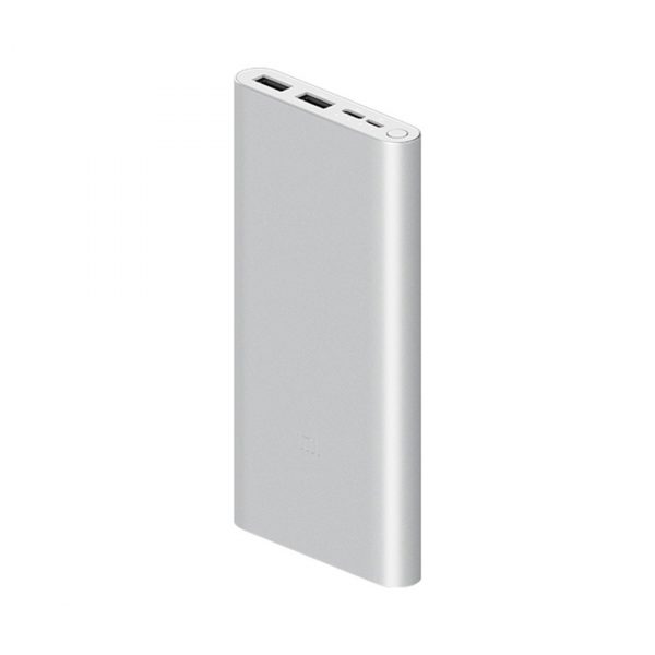Портативное зарядное устройство Xiaomi Mi Power Bank 10000mAh 3 (2019 Type-C) Серебристы — изображение 2