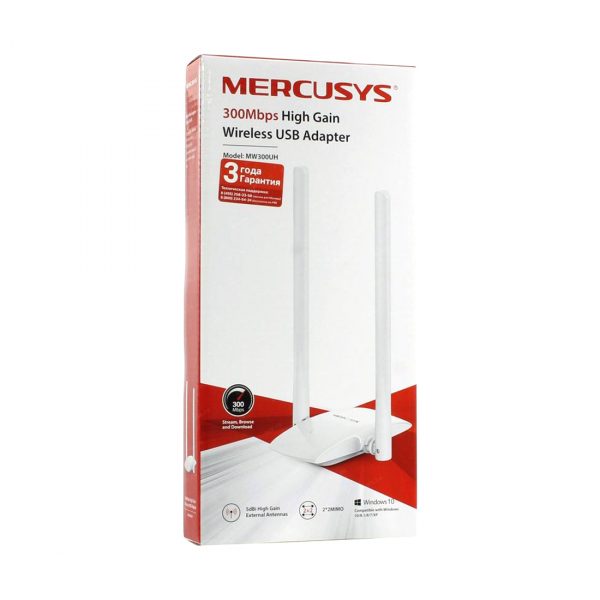 USB адаптер Mercusys MW300UH(EU) — изображение 3