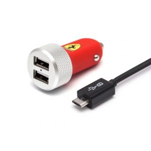 Универсальное USB зарядное устройство Ferrari FERUCC2UMIRE